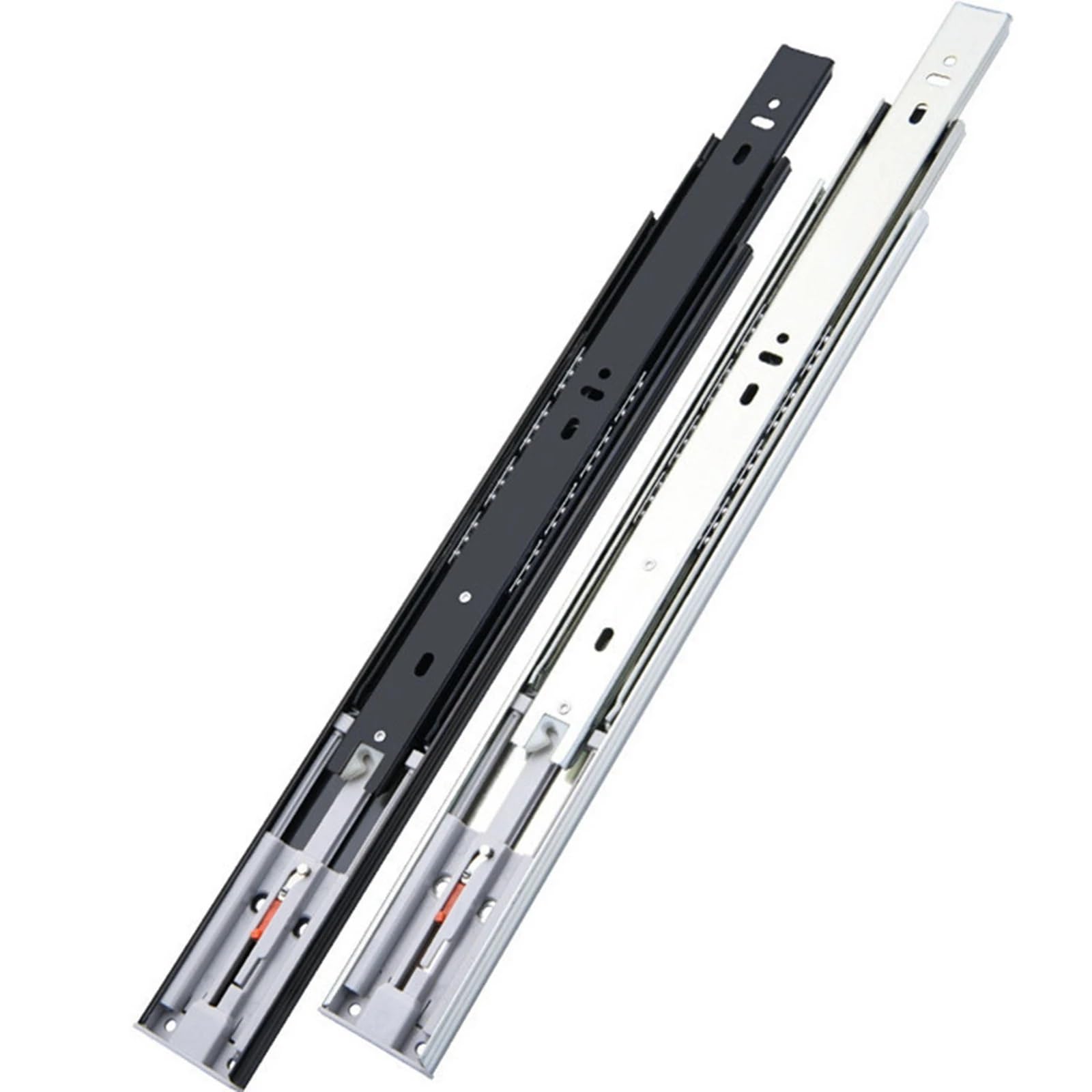 EBZFASO Drawer runners, Full Extension Heavy Duty Soft Close Ball Bearing 3-Section 10-22in(Rebound,22in)