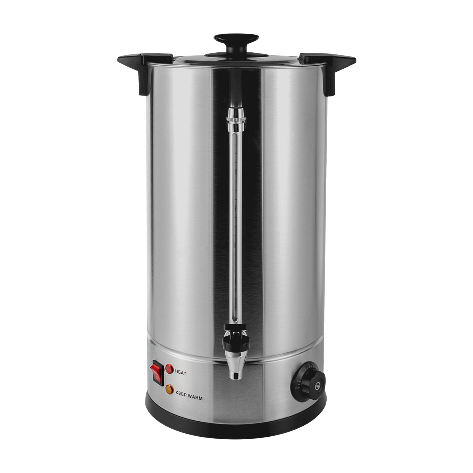 INPAITOO Commercial Grade Coffee Urn, 25L/6.6gal Dual Wall Stainless Steel Coffee Maker, Portable Percolator Beverage Dispenser Maker, Hot Water Urn for Home, Party, Office, Wedding