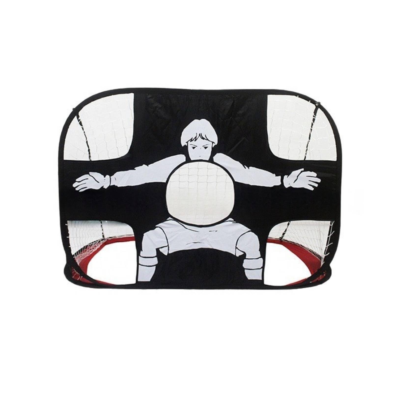 Lightweight Kids Soccer Practice Goal Quick Setup Portable Folding Soccer Goal for Children, Outdoor, Yard, with Target-image-47