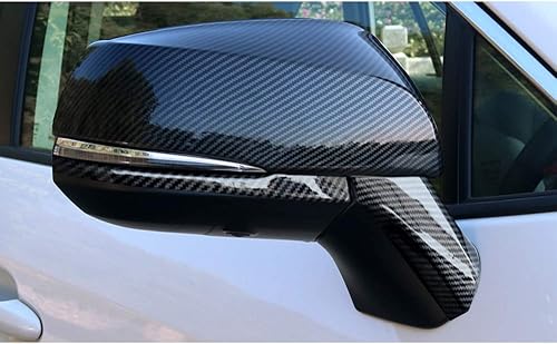 Miniatura 6 de XITER 6 piezas ABS estilo fibra de carbono espejo retrovisor cubierta puerta lado moldura generación para Toyota Rav4 2019 2020 2021 2022 2023