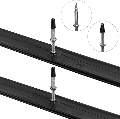 Miniatura 4 de 2 tubos de bicicleta 700C 700 x 2532C FV60mm largo Presta válvula compatible con 700X25C 700X26C 700X 28C 700 X 30C 700 X 31C 700 X 32C bicicleta