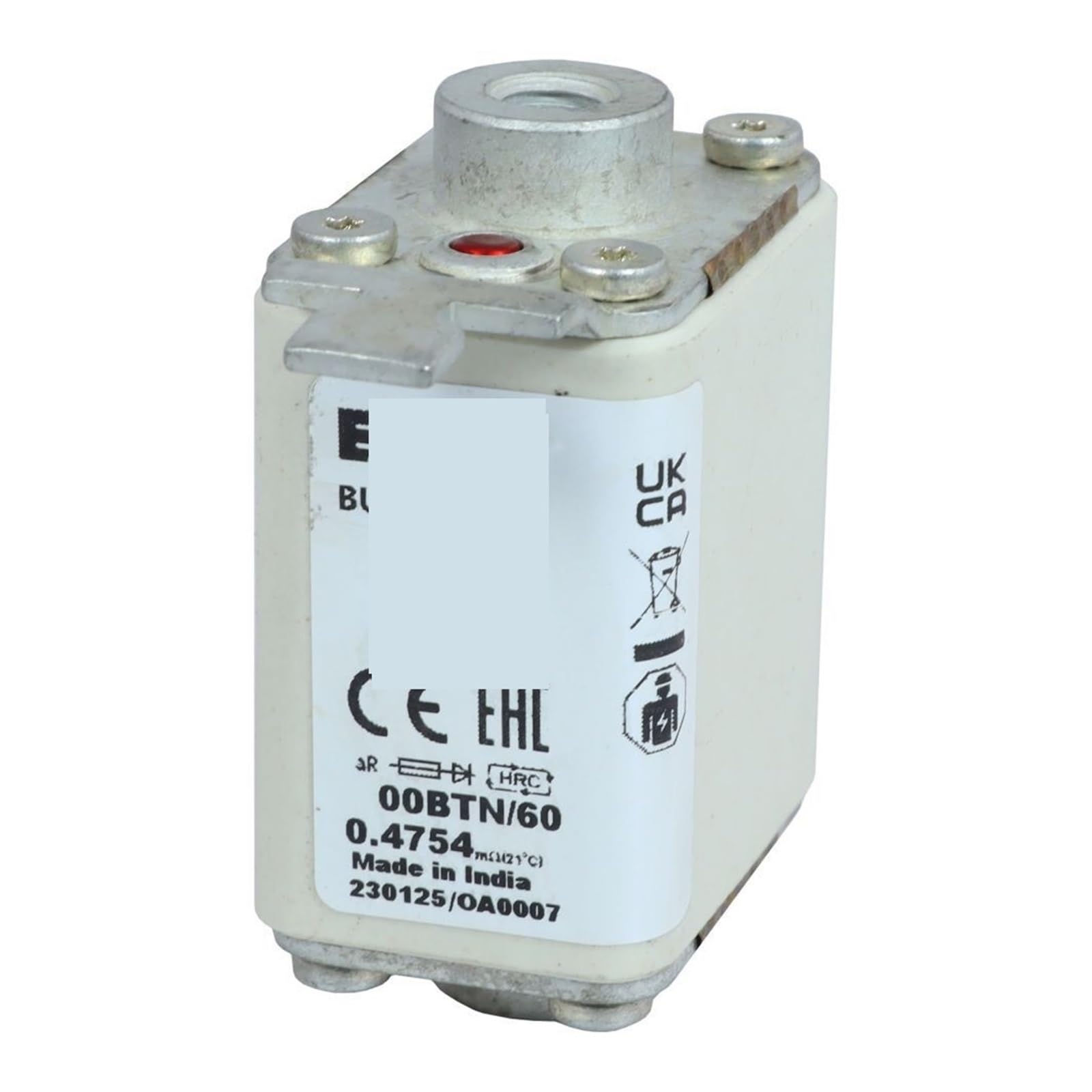 Fusible 170M2762 pour protection ultra-rapide des semi-conducteurs 63A