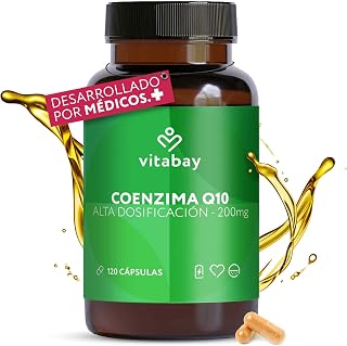 Vitabay Coenzima Q10 Ubiquinona 200 mg – 120 cápsulas vegetales