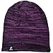 Men Oversize Skull Slouch Beanie Large Skullcap Knit Hat (Purple)