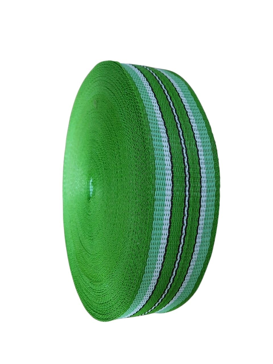BASRAH NIWAR Green Nylon Webbing Strap Roll, 2-Inch Width, 60 Metres Length-picture-0