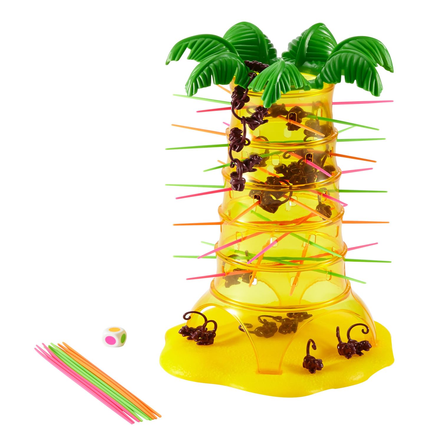 Mattel Games Monos Locos, Juegos de Mesa para niños +5 años, 2-4 Jugadores, partidas de Aproximadamente 30 min (52563) Clásico