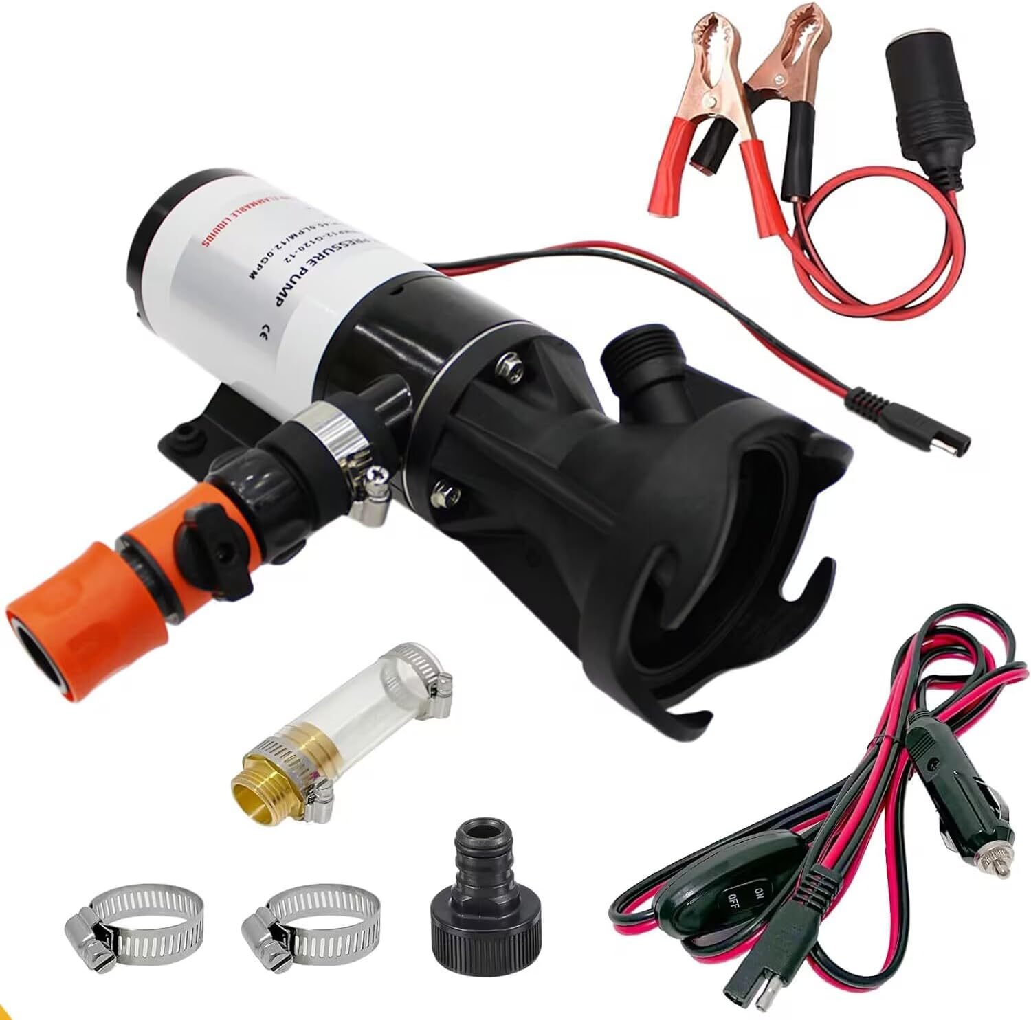 12V RV Macerator Pump, RV Waste Pump 12GPM, Rv Water Pump