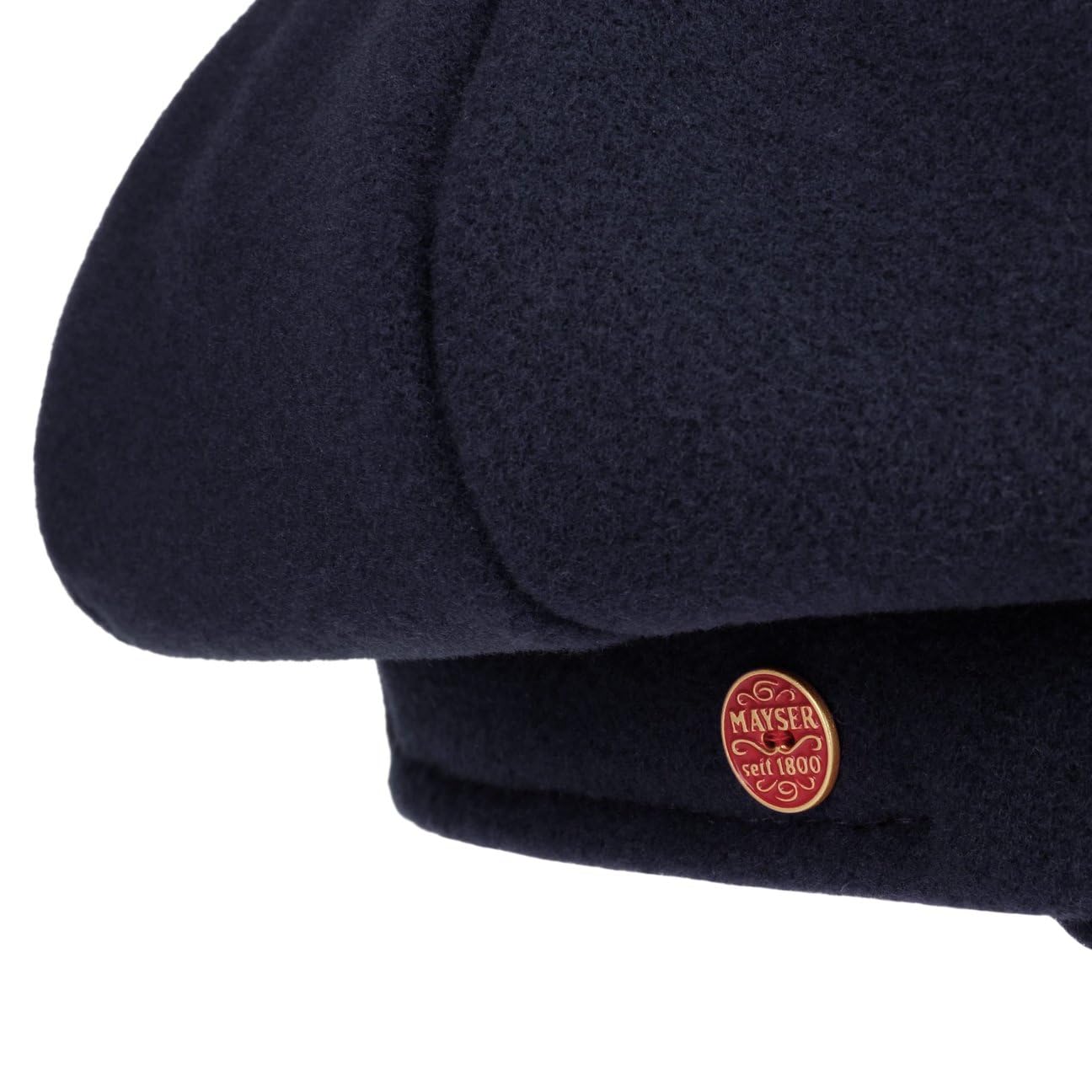 Mayser Damen Ballonmütze Wide Fit Visor Made in EU Herbst Winter