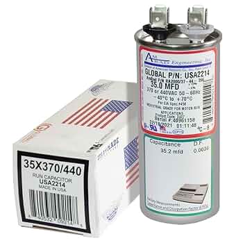 マーサ 35+5 MFD x 440 Run Capacitor # 14283 - JustCapacitors.com