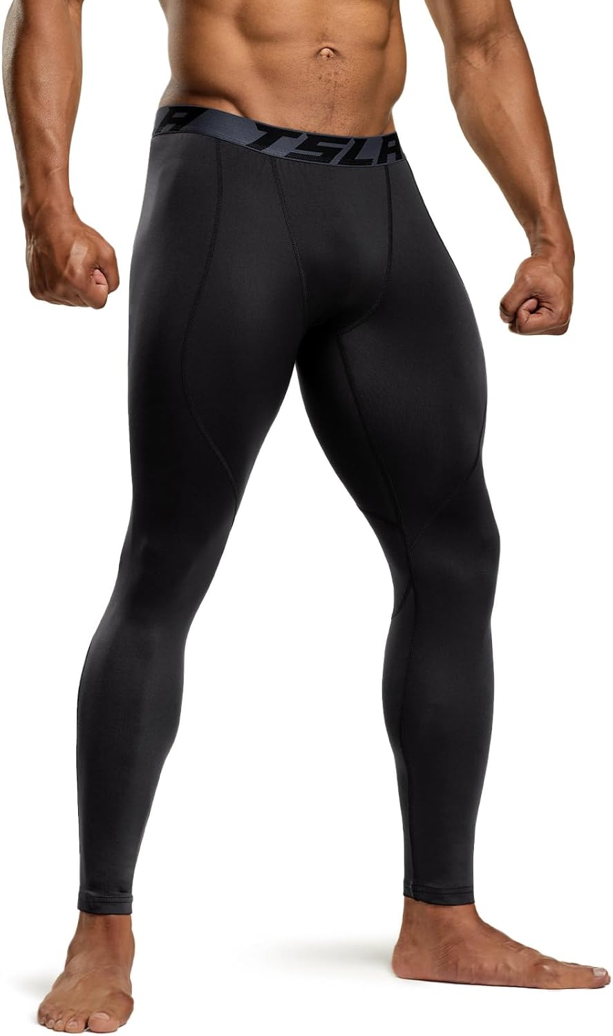 TSLA Men’s Thermal Compression Pants, Athletic Sports Leggings & Running Tights, Wintergear Base Layer Bottoms TSLA Men’s Thermal Compression Pants, Athletic Sports Leggings & Running Tights, Wintergear Base Layer Bottoms