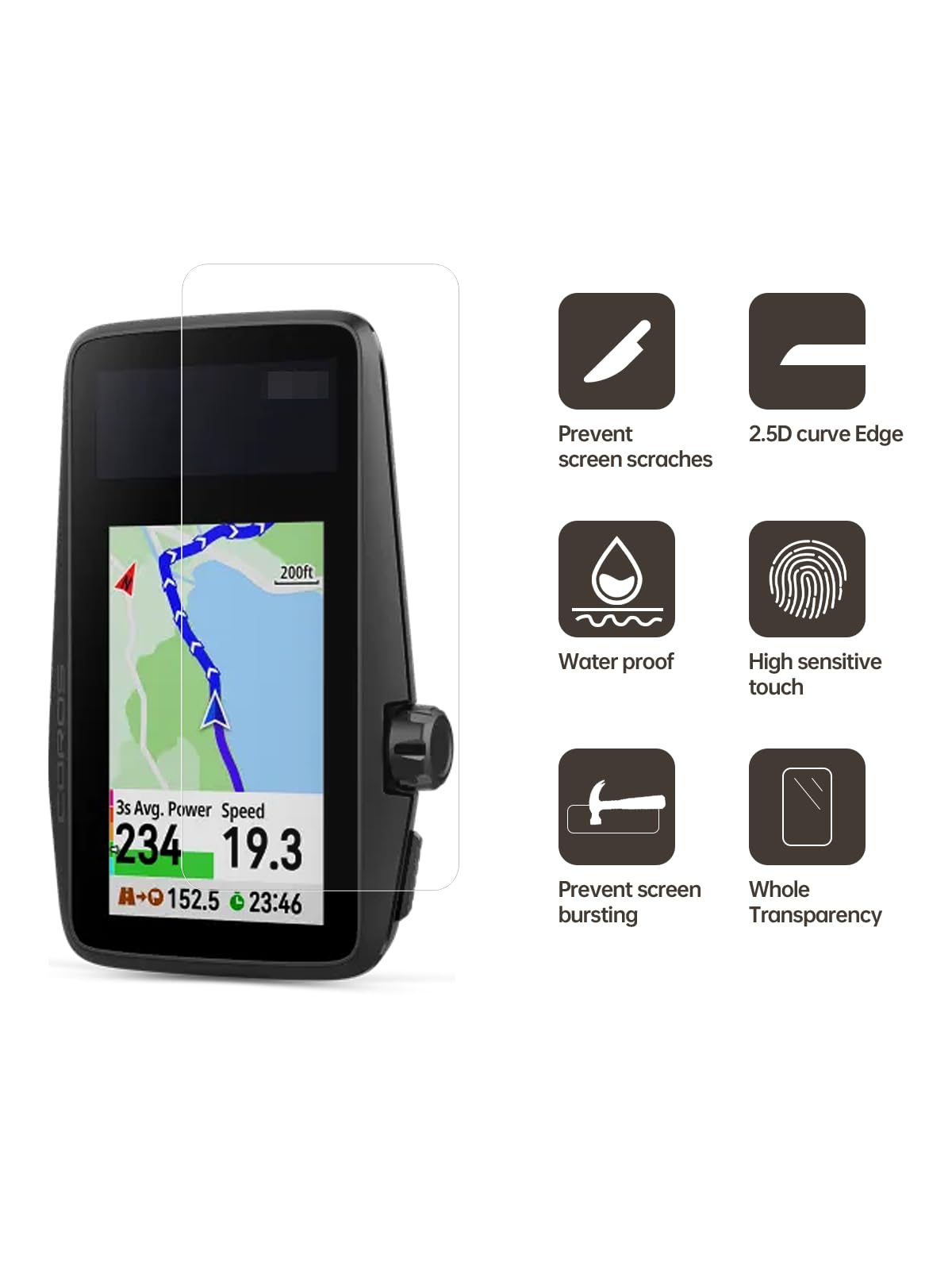 Amazon.com: for COROS DURA Solar GPS Bike Computer 2024,WUNIAK