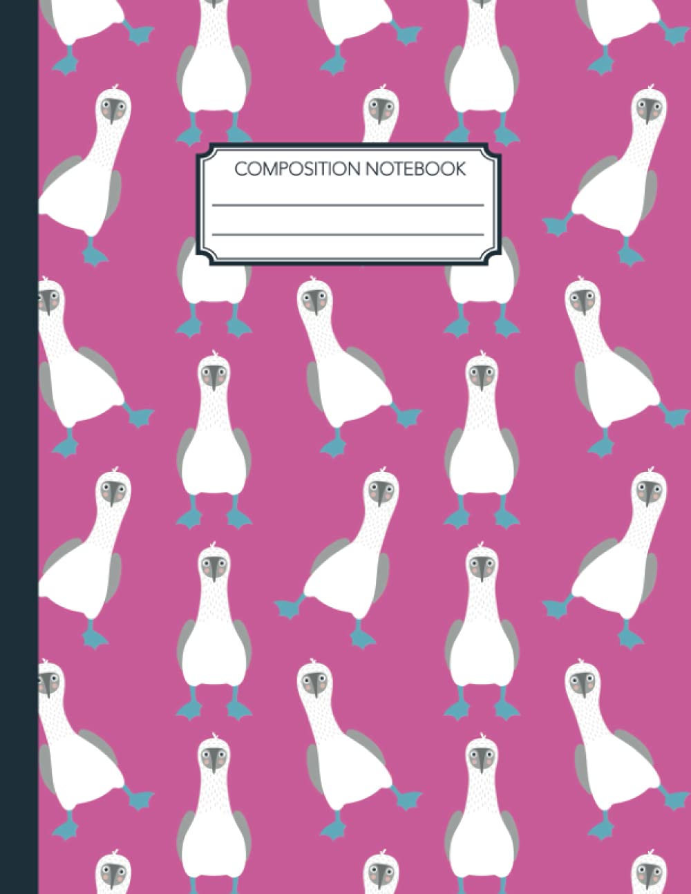 Composition Notebook: Blue Footed Boobies Composition Notebook for Writing, note-Taking and Journaling