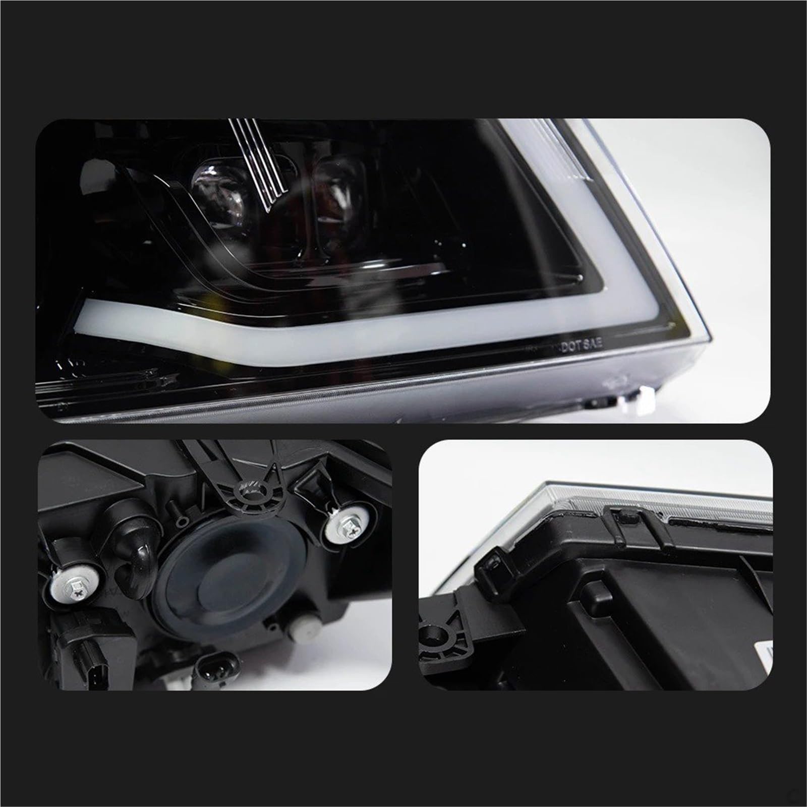 Faro Anteriore Per Dodge Per JCUV Per Journey Per Freemont 2009-2016 Fari Anteriori Per Auto LED DRL Angel Eye Bi Xenon Beam Gruppo Fari Anteriori