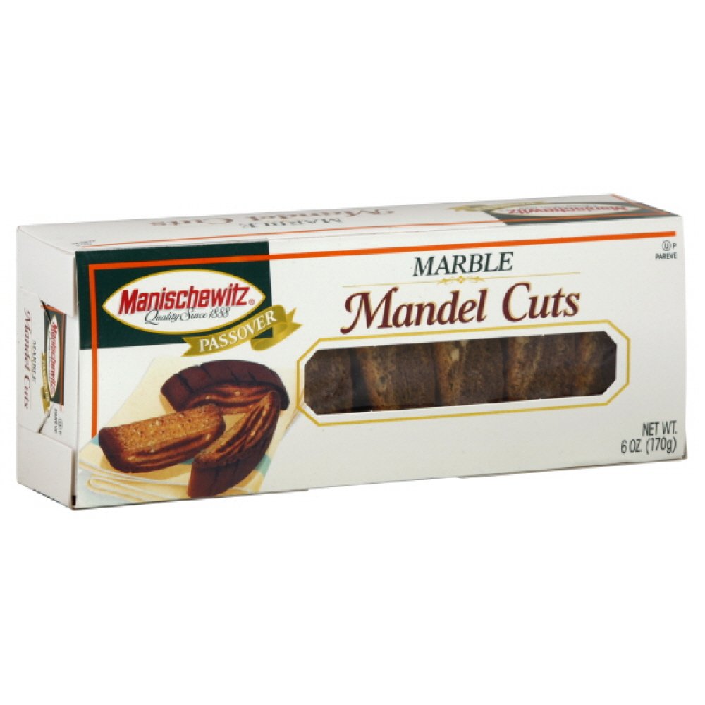 Manischewitz Mandel Cuts, Marble, Passover,6-ounces (Pack of3)