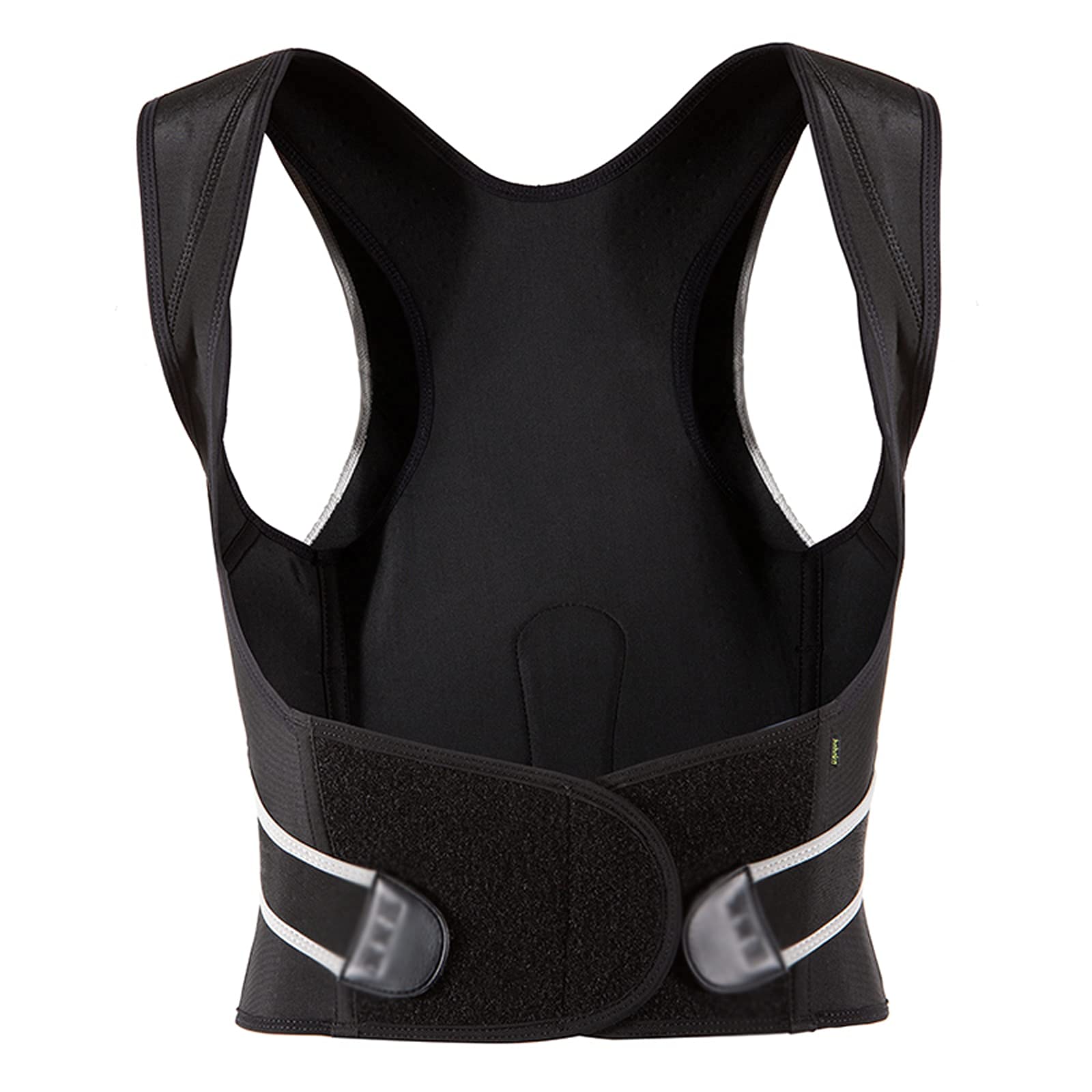 Tutore posturale Supporto per Spalle Correttore posturale Ortesi Regolabile per Adulti Comodo tutore per la Schiena,Black-XL