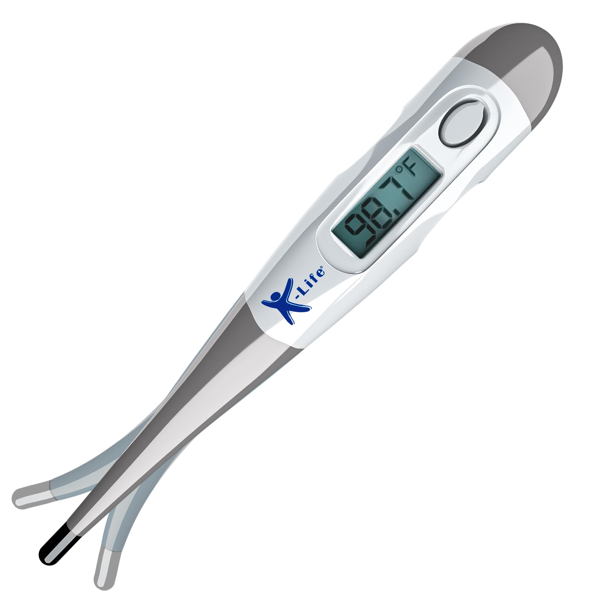 K-life FDT-101 Flexible Tip Digital Fever Check Machine for Kids Adults & Babies Thermometer (Grey)