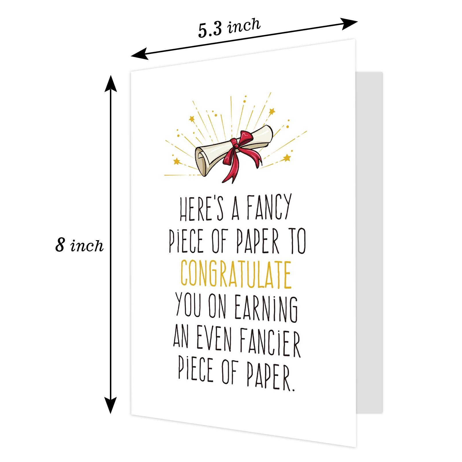 Amazon.com : Ogeby Funny Graduation Card for High School College Grad, 8 amazon-com-ogeby-funny-graduation-card-for-high-school-college-grad-8-x-5-3-inches-office-products