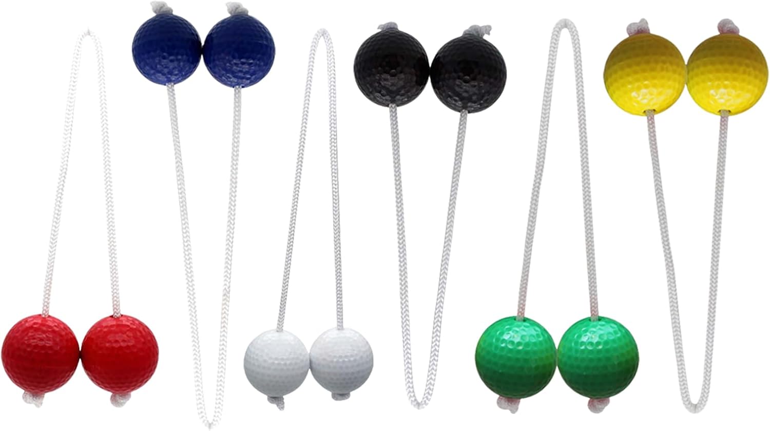 8Pcs Outdoor Lawns Yard Golfs Throwing Ball Replacement Ladders Toss Game Ball Hard Golfs Training Ball for Backyard Gam
