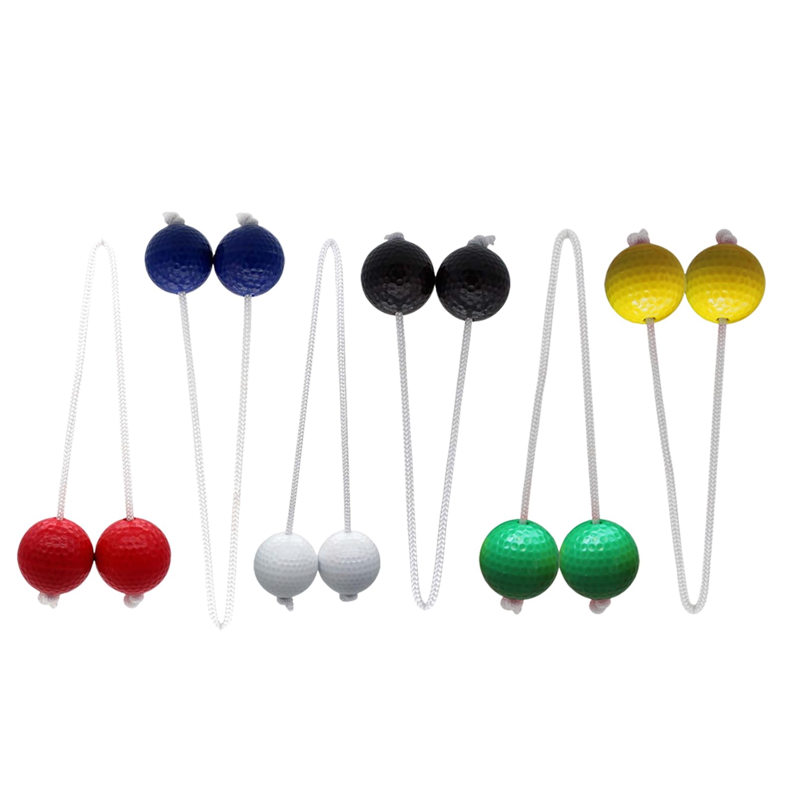 8Pcs Golfs Lanciare Palla di Ricambio Esterna Prati Yard Golf Lancio Palla Dura Golf Training Ball per Scale