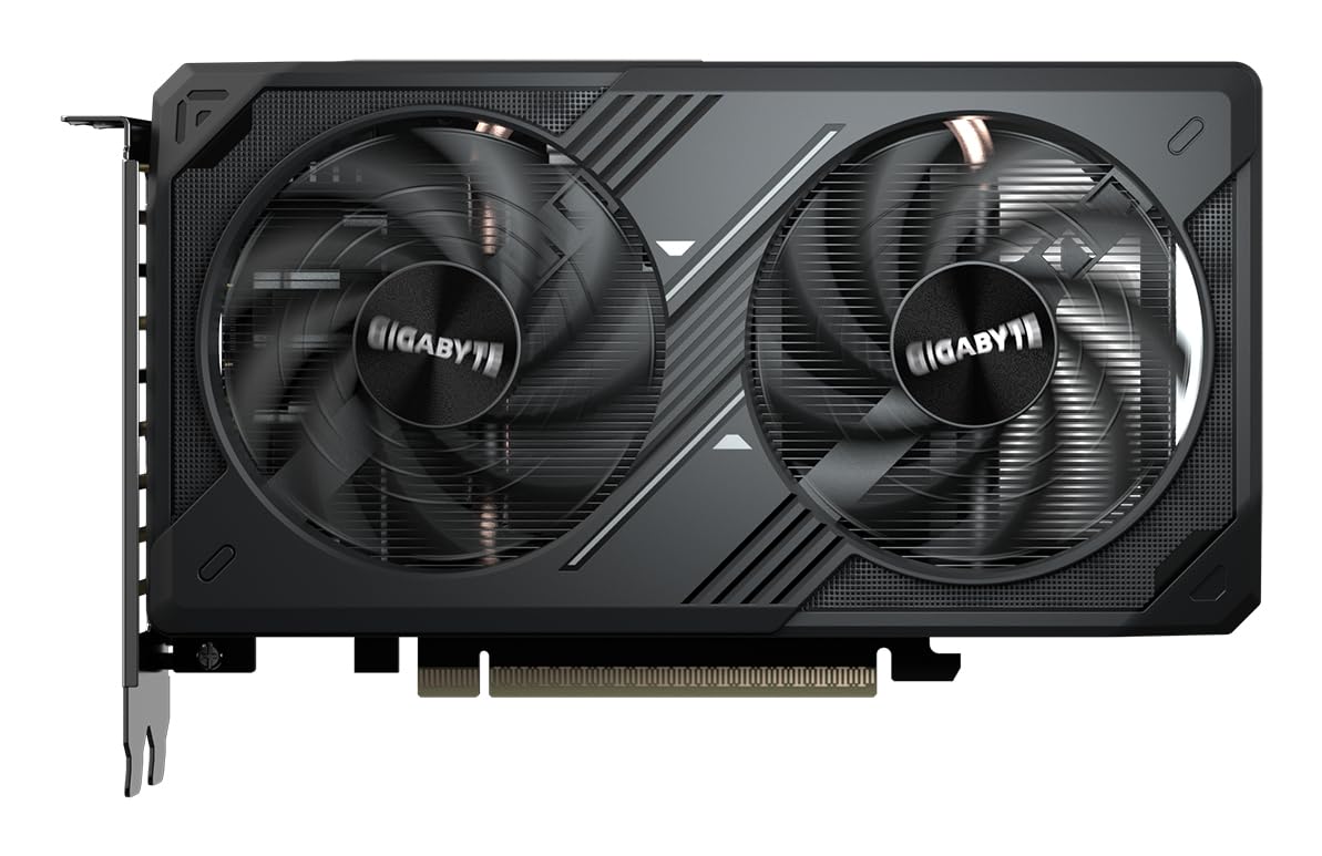 GIGABYTE GeForce RTX 5050 WINDFORCE OC 8G Tarjeta Gráfica - 8GB GDDR6, 128bit, PCI-E 5.0, 2587MHz Frecuencia del núcleo, 2 x DP, 2 x HDMI, NVIDIA DLSS 4, GV-N5050WF2OC-8GD