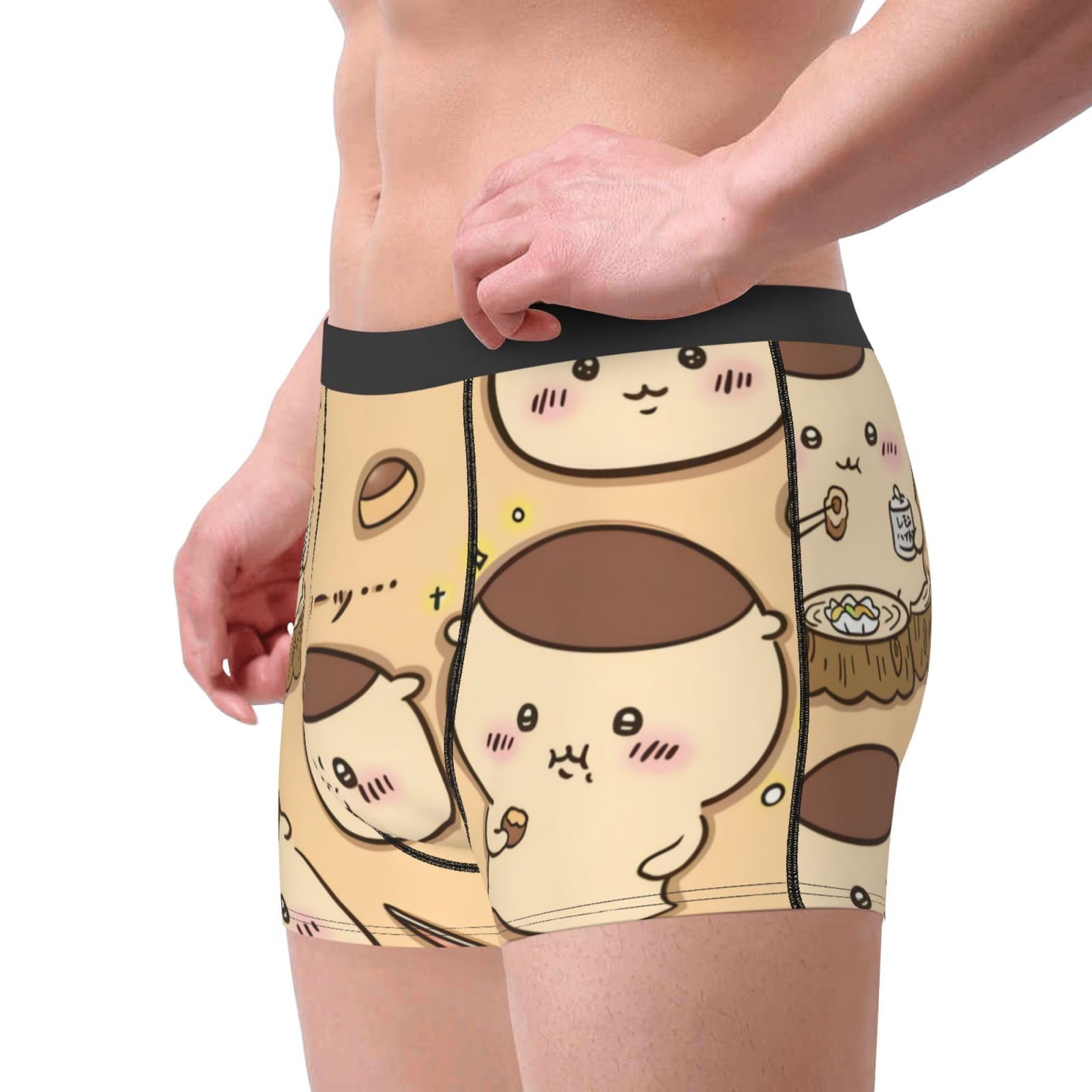 Amazon.co.jp: ちいかわ くりまんじゅう ボクサーパンツ メンズ