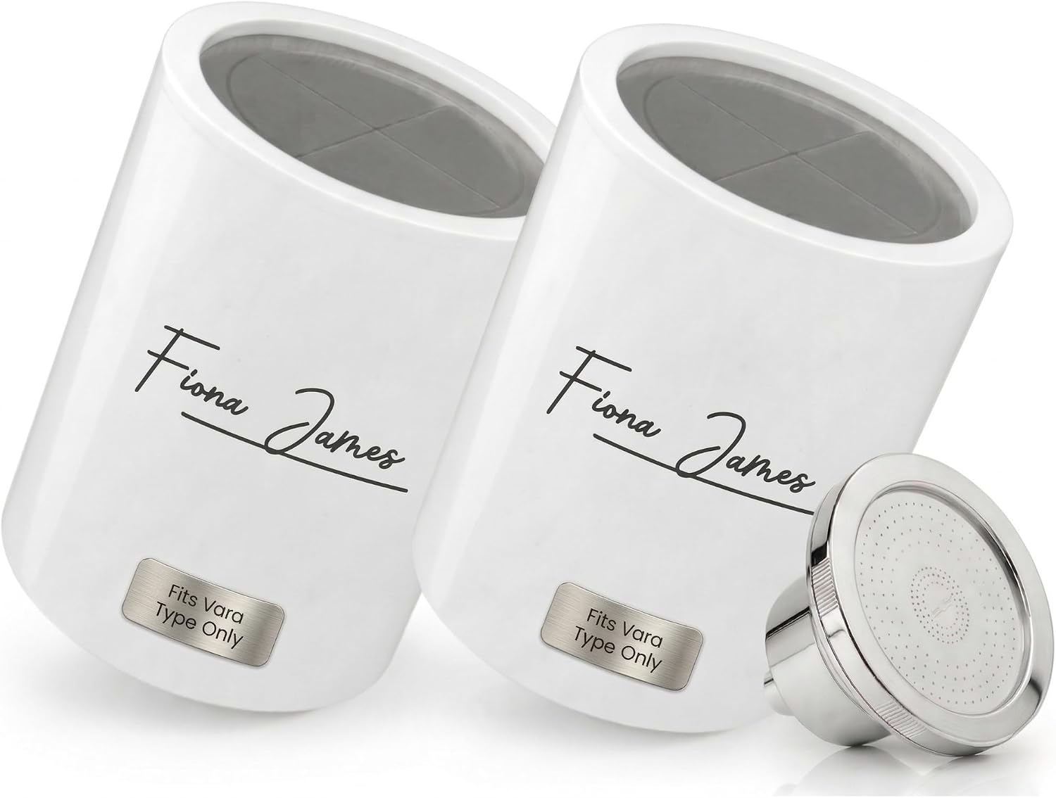 Fiona James Vara 25-Stage Shower Head Filter Refills, 2 Pack