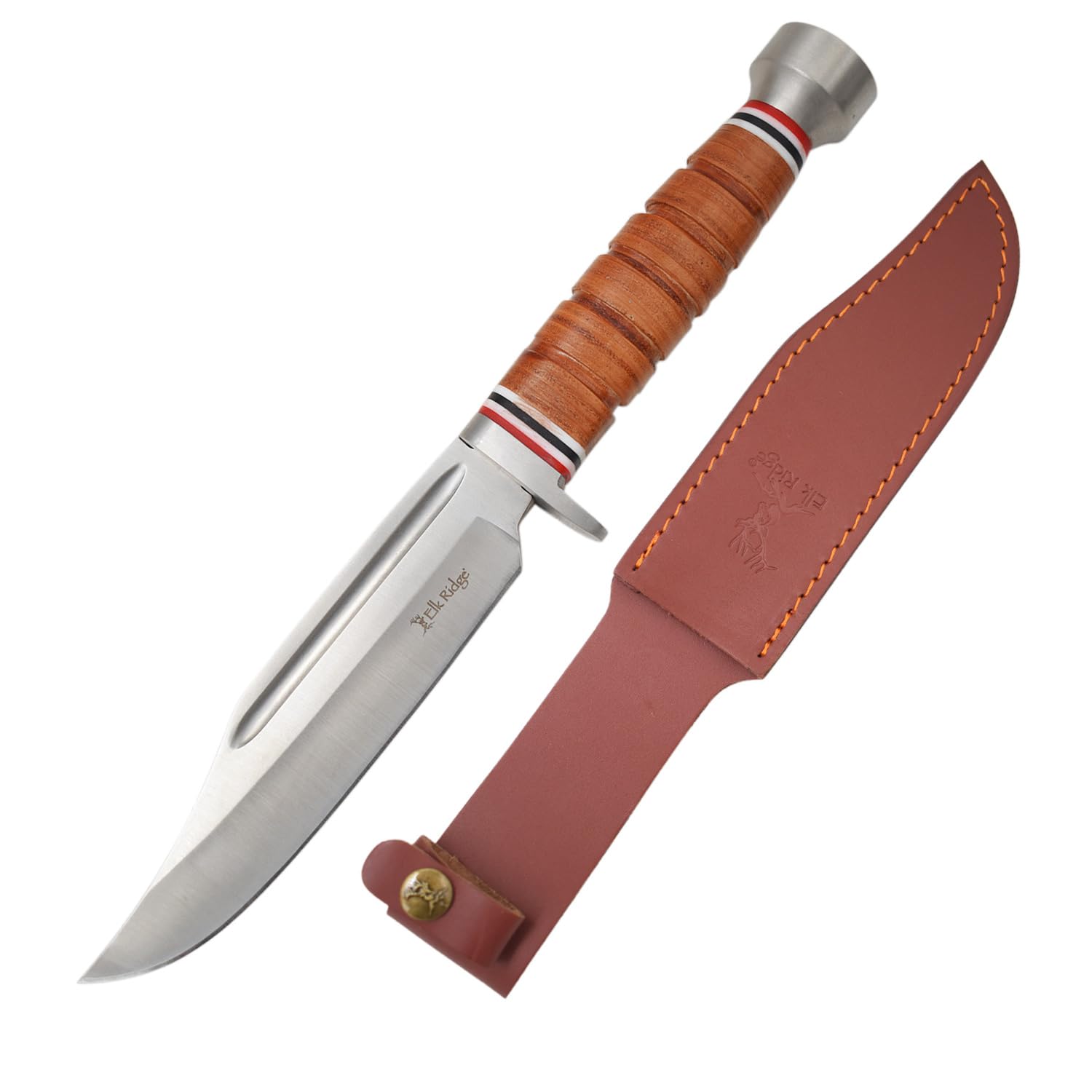 NaoyukiロングチェストHネックRED起毛5ｘ3ｍｍSDオーダー料込 Amazon.com: Elk Ridge - Outdoors Fixed Blade Knife - 12-in Overall