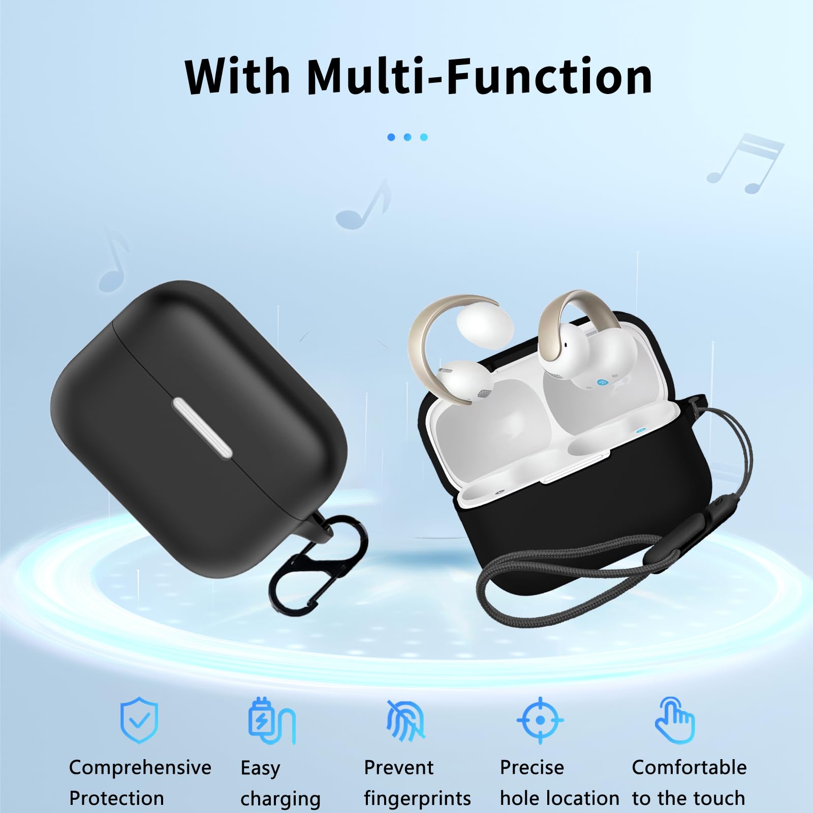 Amazon.com: for Anker Soundcore AeroClip Case Cover,NOUKAJU