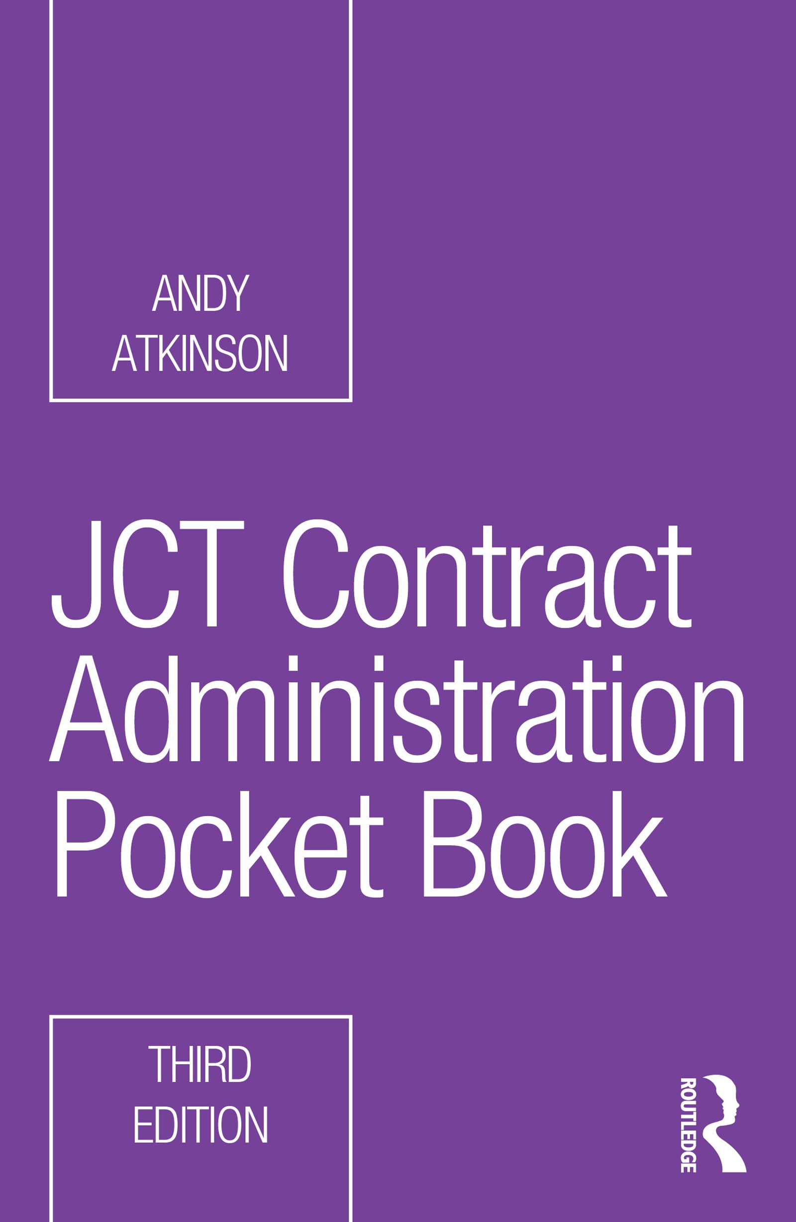 JCT Contract Administration Pocket Book livre de poche pour maîtriser les contrats de chantier