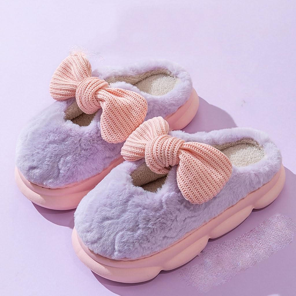Pantoufles en coton contre les sols froids : chaussures de maison épaisses et chaudes