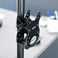 Vista 4 de VIVO Adjustable Thin Client Mini PC Mount Bracket, CPU VESA Under Desk and Monitor Arm Computer Holder, Black, MOUNT-PC05C