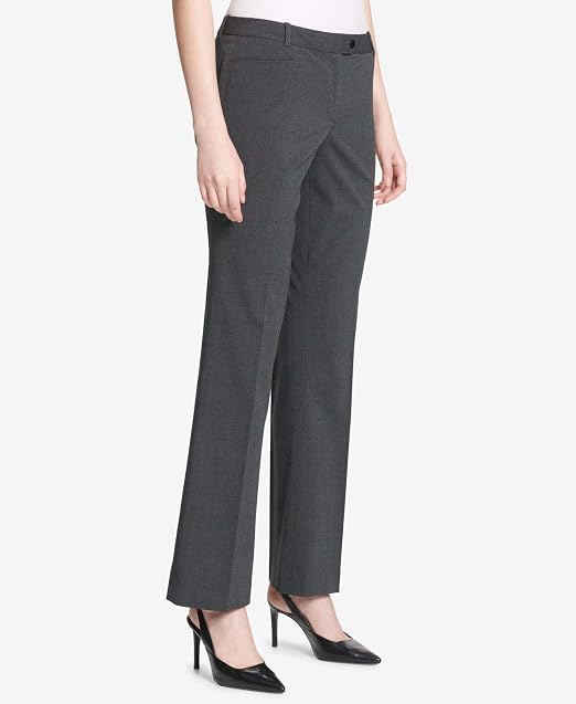 Calvin Klein Womens Petites Plaid 