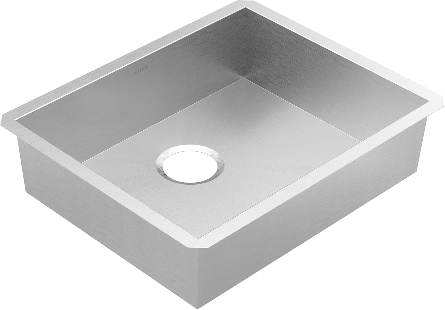 Moen Prep 18-Gauge Stainless Steel Undermount 22" x 18" Single Bowl Kitchen Sink with Rear Drain, GS18186B
