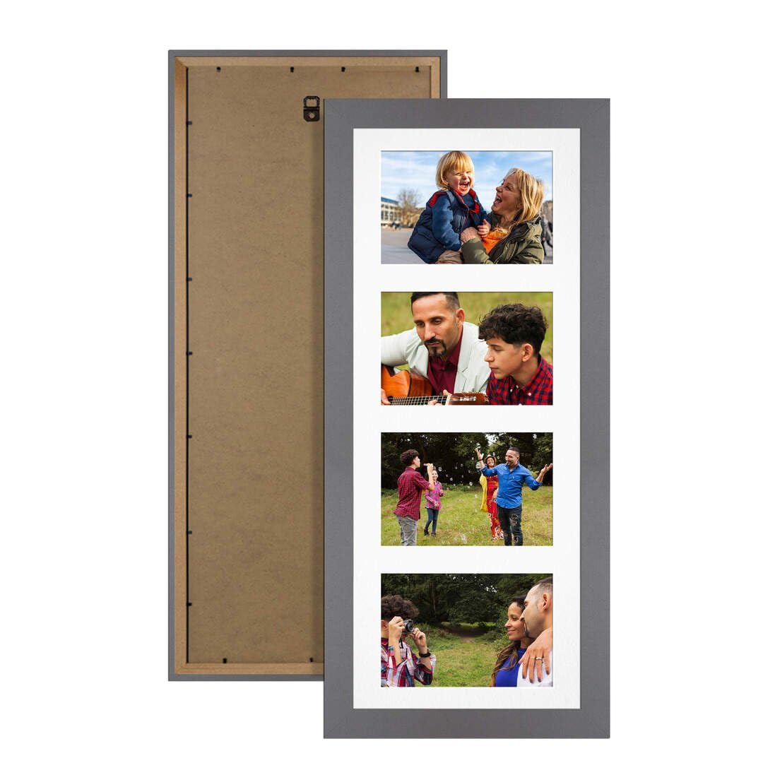 Procut Global 50x20cm Modern Dark Grey Photo Frame For Multiple Pictures