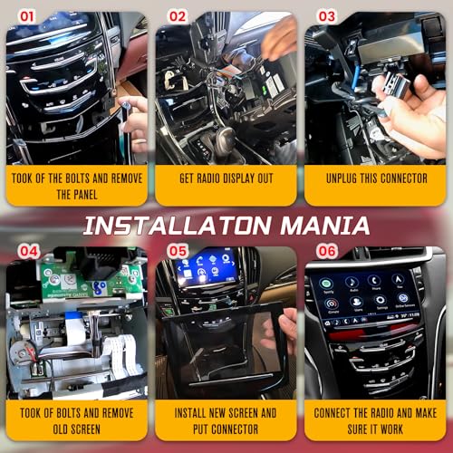Pantalla táctil CUE de reemplazo para Cadillac 2013-2017 miniatura 6