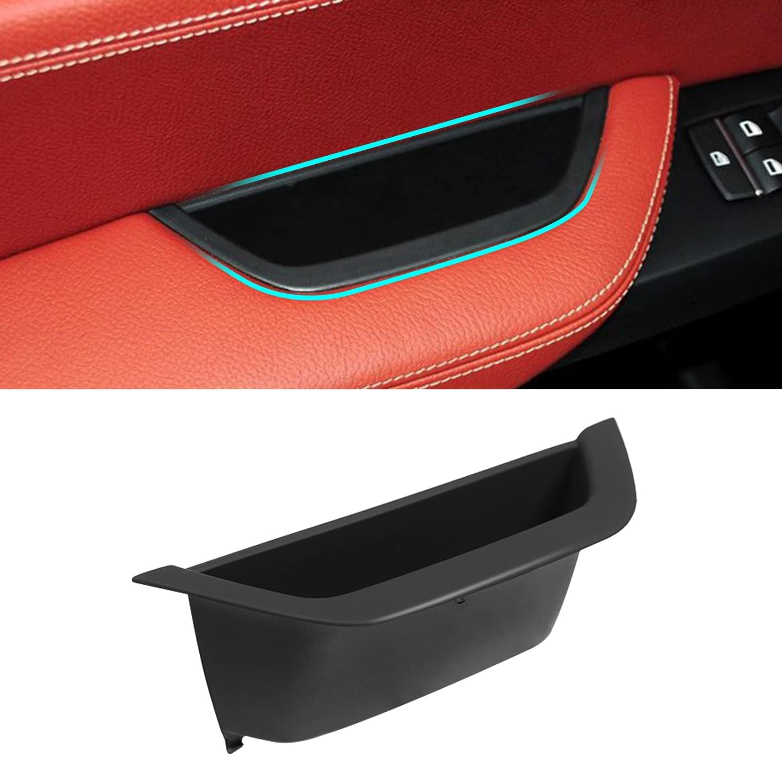TTCR-II Compatibile con Maniglia BMW X3 F25 2010-2016, X4 F26 2014-2017,Maniglie Interne per Portiere Auto F25 F26, Maniglie Interne Porte F25,Maniglia Della Porta Sinistra X3 X4 -Sinistra Anteriore