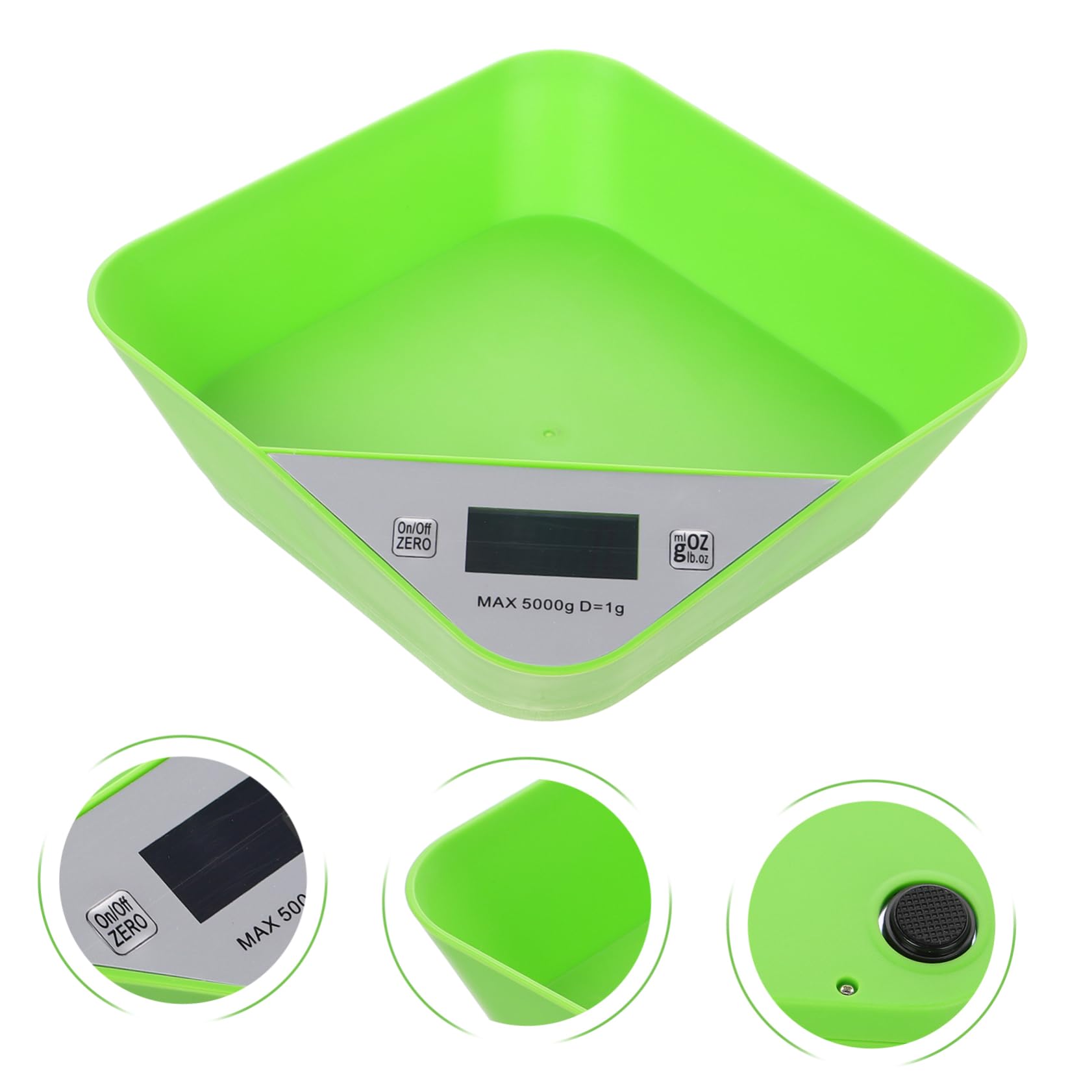 POPETPOP Bilancia Da Cucina Elettronica Con Ciotola Integrata Bilancia Digitali Per Alimenti Pesatura Precisa Senza Batteria Per Cottura e Farine Dispositivi Cucina Pratici e Compatti