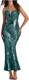 Women's Formal Dresses Long Sequin Tulle Evening Gowns Mermaid 2025 Sparkly Sequin Mother of Bride Dress Bodycon Party Gown