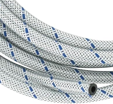Durite Essence NBR Tressée - Diamètre 10mm, Longueur 1m - Pour Carburant, Huile, Diesel, Tracteur, Moto