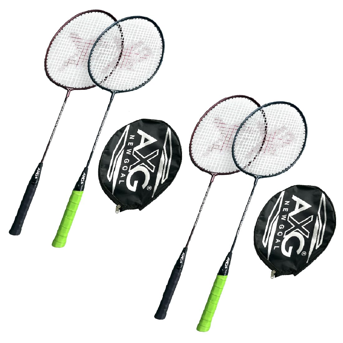 AXG Scratch Resistant A-2000 Classic Set of 4 Strung Badminton Racquet (Multicolor) (B0CH3GC851) Amazon Price History, Amazon Price Tracker