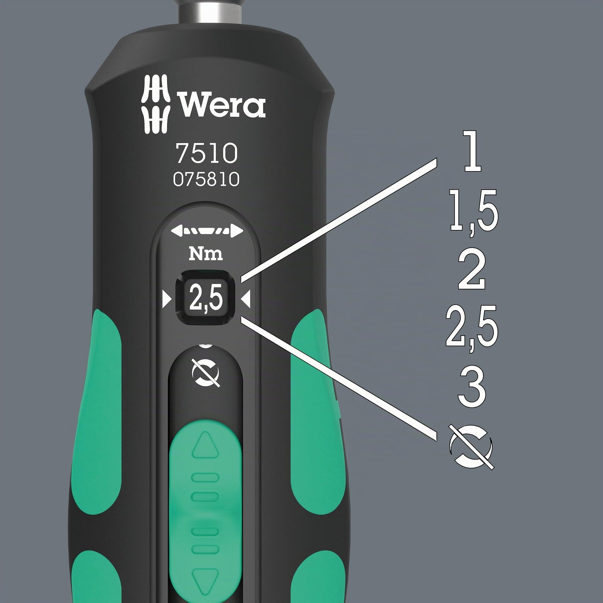 Wera 05075840001 7510/14 - Set di attrezzi Safe-Torque Speed per inserti in metallo duro, 14 pezzi