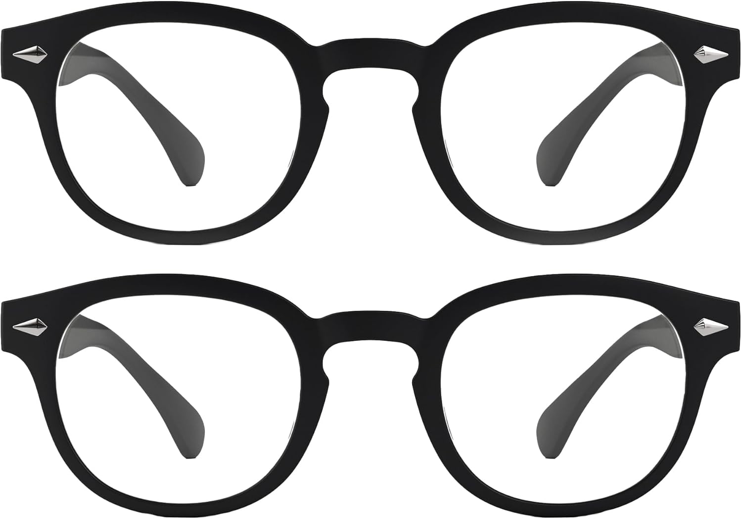 grinderPUNCH Classic Reading Glasses for Women and Men Stylish Lightweight Readers Round Readers for Women and Men