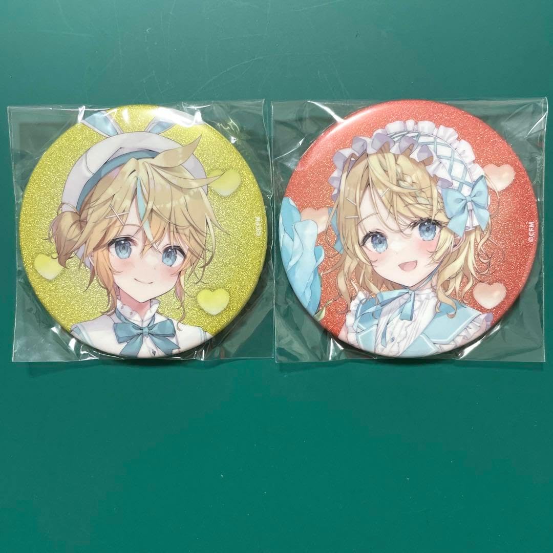 楽天コレクション 鏡音レン リン 缶バッジ/初音ミク16th楽コレ