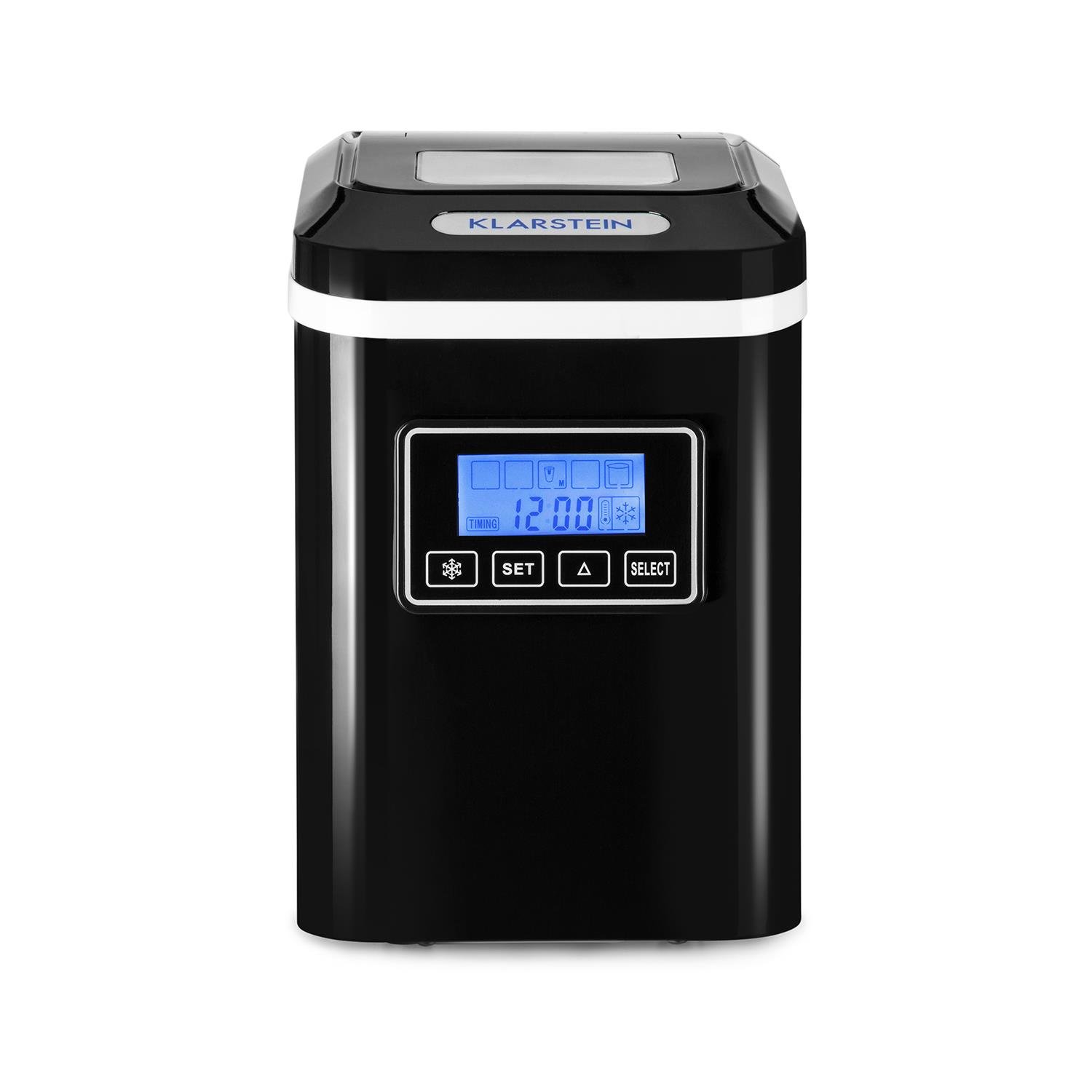 Klarstein Lannister Ice Cube Maker Ice Cube Machine, 10 kg / 24 h, 0.