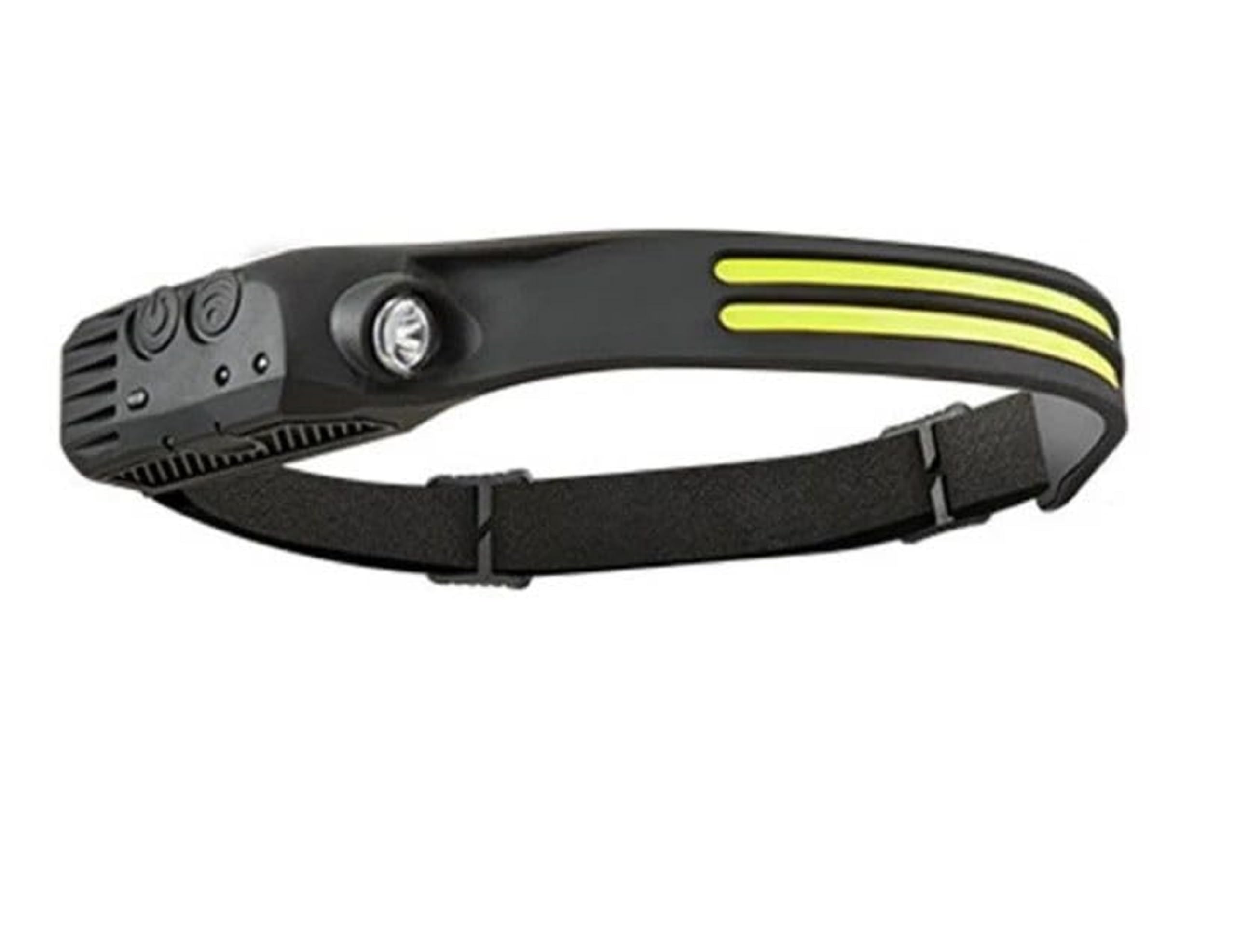 GVIA ENTERPRISE Rechargeable LED Headlamp with Type-C Fast Charging, XPE and COB LED, Sensor Switch, Elastic Headband (2 Line)-image-46