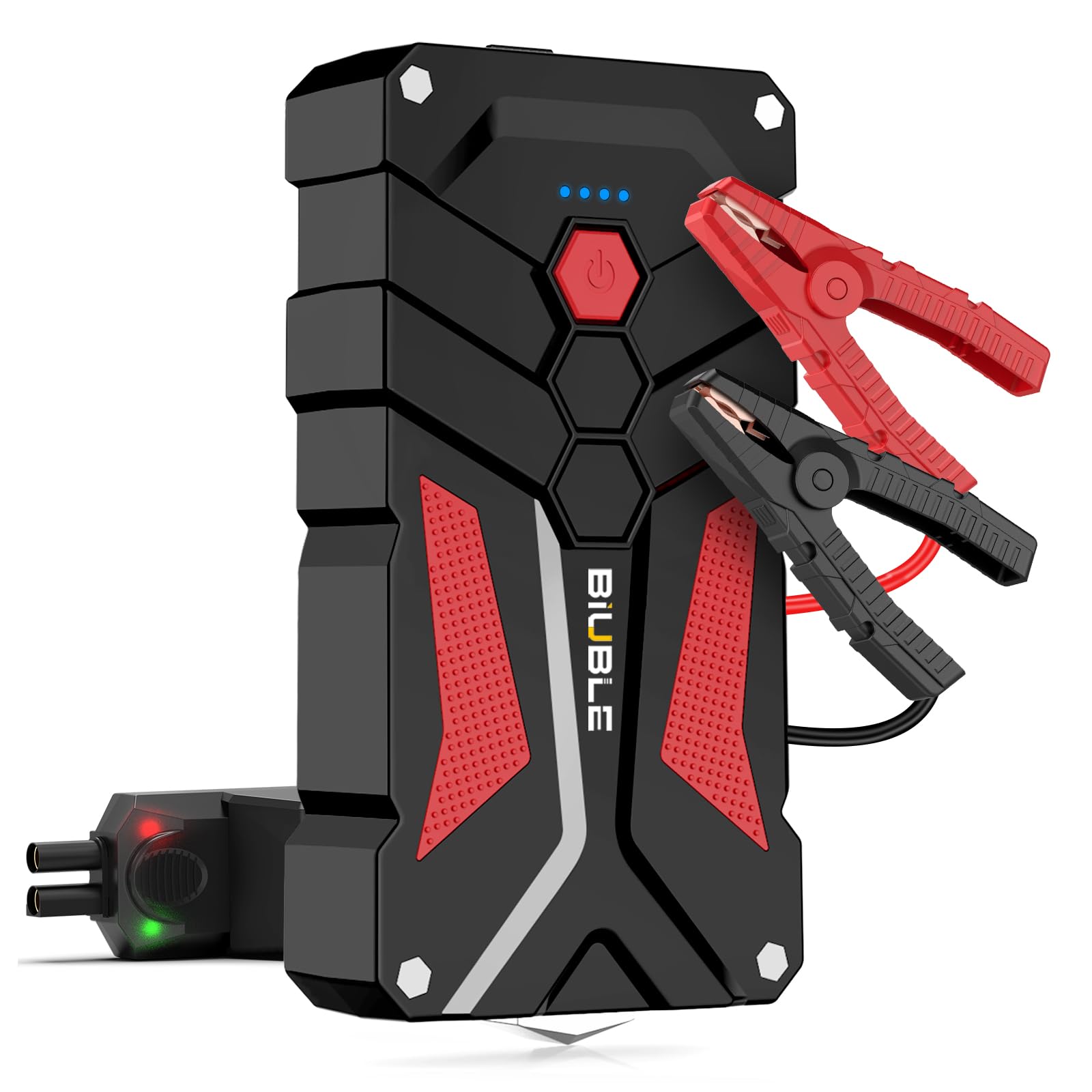 Avviatore di Emergenza per Auto 5000 A, Booster per Batteria Auto, Avviatore di Emergenza 12V, Pacco di Potenza Portatile (fino a 9.0L di Benzina o 8.5L di Motore Diesel), Power Bank per Auto