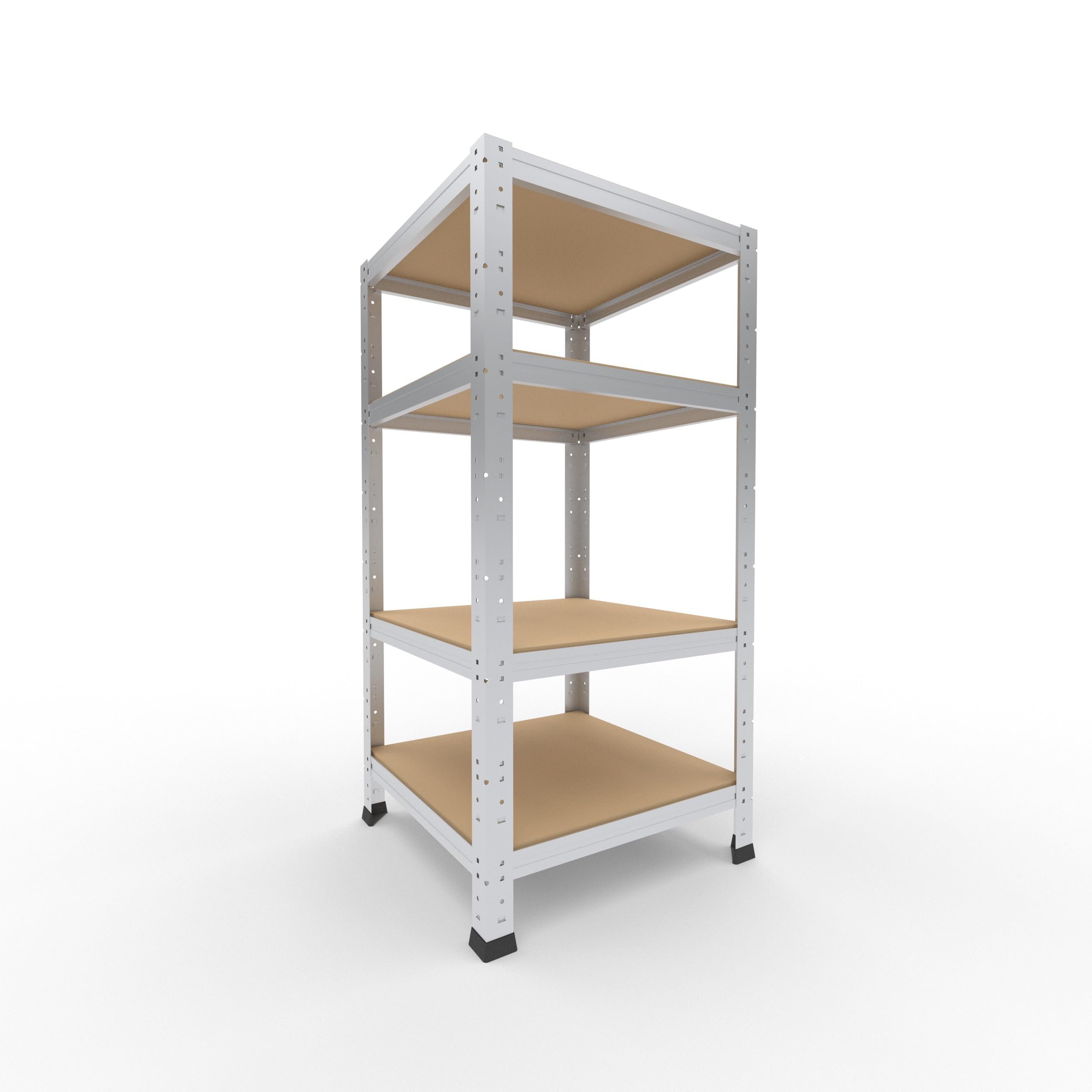 shelfplaza Home 100x50x50 cm Estantería Pesada en galvanizada con 4 baldas y 175 kg de Capacidad de Carga por balda