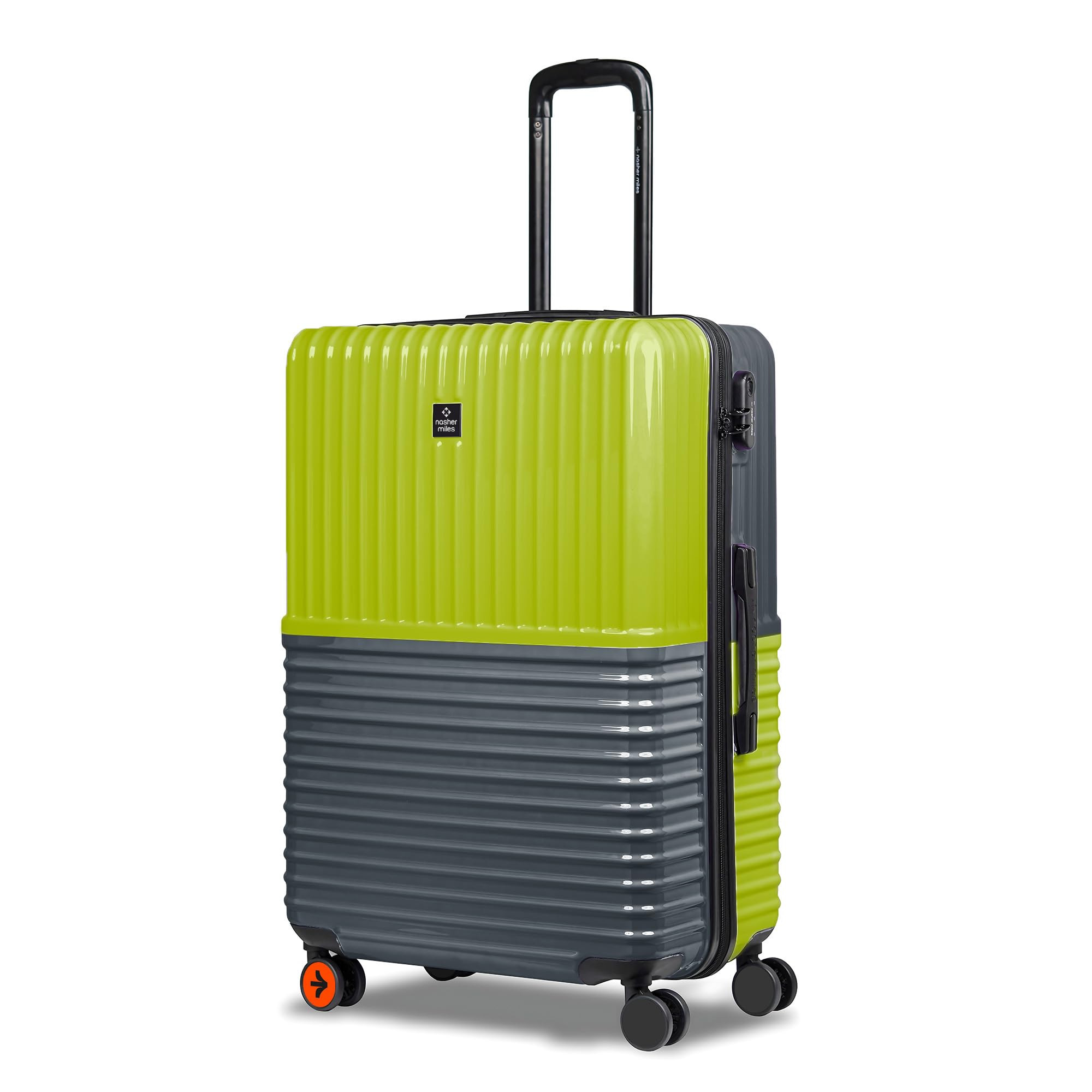 Istanbul Hard-Sided ABS and PC Check-in Luggage 28 inch | 75cm | 8 Wheels Large Trolley Bag for Travel | Suitcase (Lime Green Olive) discount deal