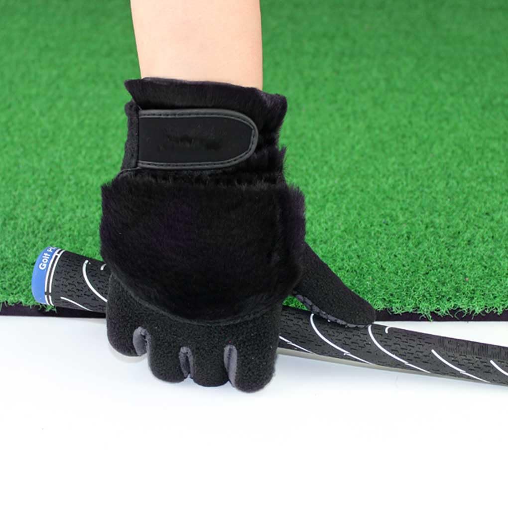 Golfhandschuhe für Damen, rutschfest, für Zuhause, Fitnessstudio, Workout, Fitness, warme Fäustlinge, Outdoor-Sport, Übung, Thermohandschuhe, Weiß
