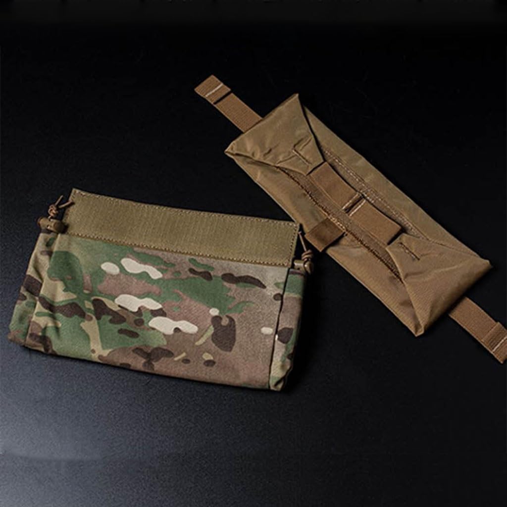 Bolsa Táctica De Primeros Auxilios para Chaleco Blindado Arnés Torácico, Bolsa De Trauma Médico Ifak Plegable Enrollable, Bolsas Portadoras Micro Subabdominales